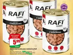 Dino Mokra karma dla psa z wołowiną Rafi oferta