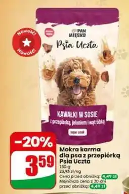 Dino Mokra karma dla psa z przepiórką Psia Uczta oferta