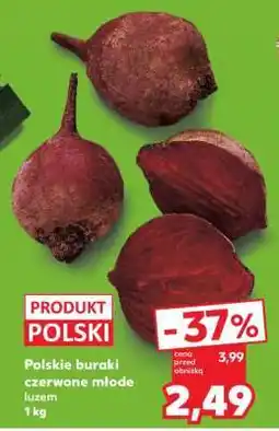 Kaufland Polskie buraki czerwone młode luzem 1 kg oferta