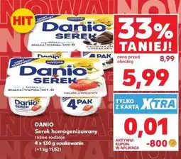 Kaufland DANIO Serek homogenizowany różne rodzaje oferta