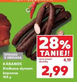 Kaufland KABANOS Kiełbasa dymem kopcona 100 g oferta