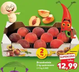 Kaufland Brzoskwinie 2 kg opakowanie oferta