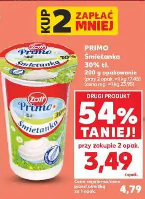 Kaufland PRIMO Śmietanka 30% tł oferta