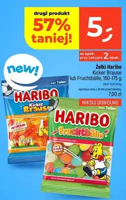 Dealz Żelki Haribo Kicker Brause lub Fruchtbälle oferta