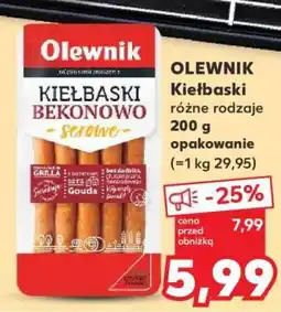 Kaufland Kiełbaski oferta