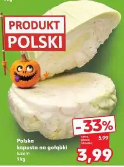 Kaufland Polska kapusta na gołąbki luzem 1 kg oferta