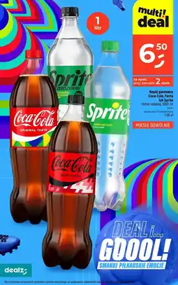 Dealz Napój gazowany Coca-Cola, Fanta lub Sprite różne rodzaje oferta
