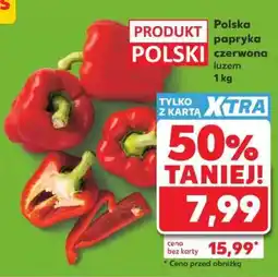 Kaufland Polska papryka czerwona luzem 1 kg oferta