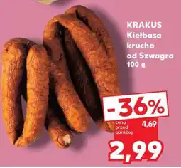 Kaufland KRAKUS Kiełbasa krucha od Szwagra 100 g oferta