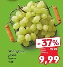 Kaufland Winogrona jasne luzem 1 kg oferta