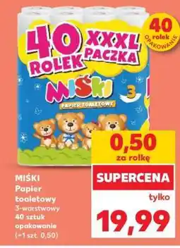 Kaufland MIŚKI Papier toaletowy oferta