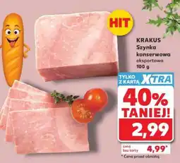 Kaufland KRAKUS Szynka konserwowa eksportowa 100 g oferta