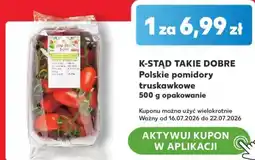 Kaufland K-STĄD TAKIE DOBRE Polskie pomidory truskawkowe 500 g opakowanie oferta