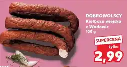 Kaufland DOBROWOLSCY Kiełbasa wiejska z Wadowic 100 g oferta