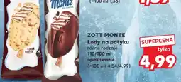 Kaufland ZOTT MONTE Lody na patyku oferta
