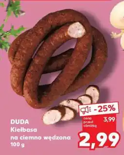 Kaufland DUDA Kiełbasa na ciemno wędzona 100 g oferta