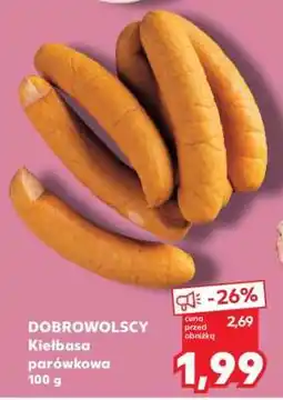 Kaufland DOBROWOLSCY Kiełbasa parówkowa 100 g oferta