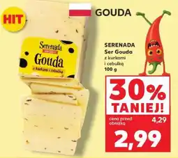 Kaufland SERENADA Ser Gouda z kurkami i cebulką 100 g oferta