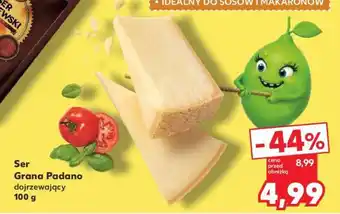 Kaufland Ser Grana Padano dojrzewający 100 g oferta