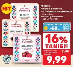 Kaufland Mleczko, Pianka z galaretką lub Galaretka w czekoladzie oferta
