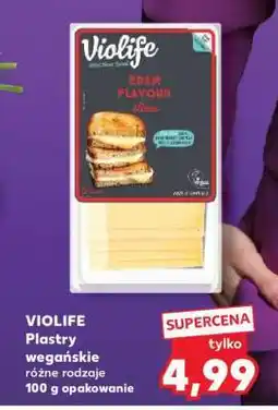 Kaufland VIOLIFE Plastry wegańskie różne rodzaje 100 g opakowanie oferta