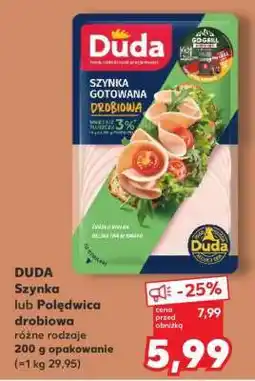 Kaufland DUDA Szynka lub Polędwica drobiowa oferta