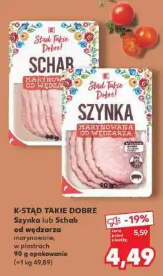 Kaufland K-STĄD TAKIE DOBRE Szynka lub Schab od wędzarza oferta