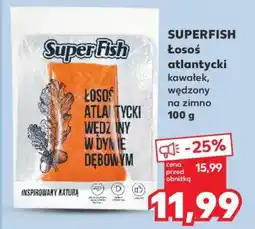 Kaufland SUPERFISH Łosoś atlantycki kawałek wędzony na zimno 100 g oferta