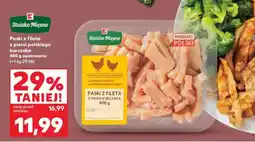 Kaufland Paski z fileta z piersi polskiego kurczaka 400 g opakowanie oferta
