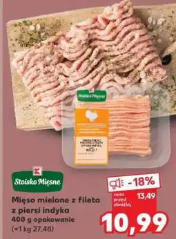 Kaufland Mięso mielone z fileta z piersi indyka 400 g opakowanie oferta