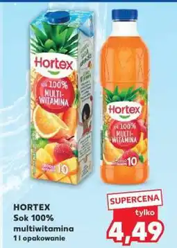 Kaufland HORTEX Sok 100% multiwitamina 1 l opakowanie oferta