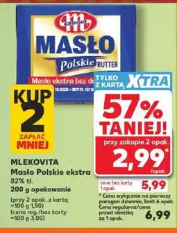 Kaufland MLEKOVITA Masło Polskie ekstra 82% tł oferta
