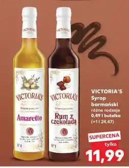 Kaufland VICTORIA'S Syrop barmański różne rodzaje oferta
