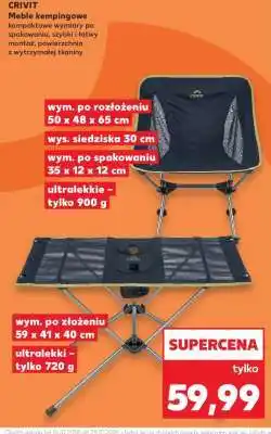 Kaufland CRIVIT Meble kempingowe oferta