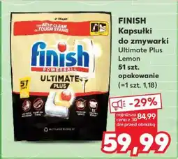 Kaufland FINISH Kapsułki do zmywarki Ultimate Plus Lemon 51 szt. opakowanie oferta