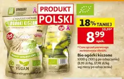 Auchan Bio ogórki kiszone oferta