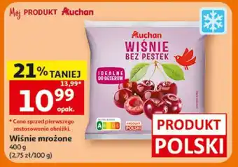 Auchan Wiśnie mrożone oferta