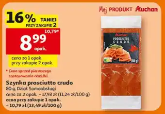 Auchan Szynka Prosciutto Crudo oferta