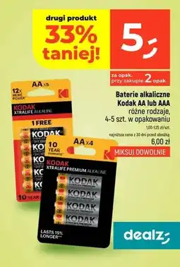 Dealz Baterie alkaliczne Kodak oferta