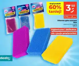 Dealz Silikonowa gąbka czyszcząca Neon oferta