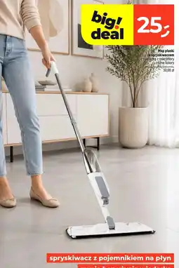 Dealz Mop płaski ze spryskiwaczem z nakładką z mikrofibry oferta