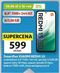 Auchan Smartfon XIAOMI REDMI 15 oferta