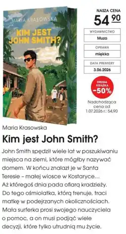 Świat Książki Kim jest John Smith? Maria Krasowska oferta