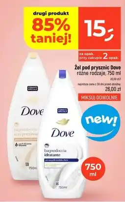 Dealz Żel pod prysznic Dove oferta