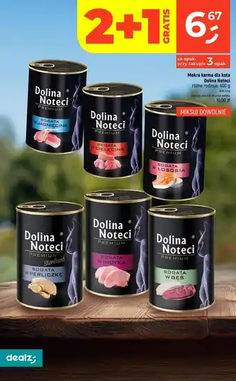 Dealz Mokra karma dla kota Dolina Noteci oferta