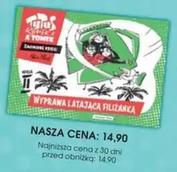 Świat Książki TITUS RÓŻAŁEK I A TOMEK ZAGADKI I KSIĄŻKI WYPRAWA LATAJĄCA FILIŻANKA oferta