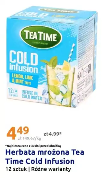 Action Herbata mrożona Tea Time Cold Infusion oferta