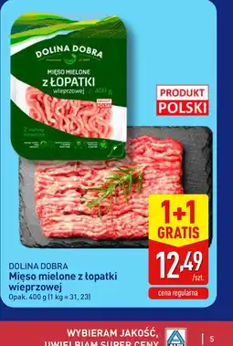 ALDI Dolina Dobra Mięso mielone z łopatki wieprzowej oferta
