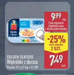 ALDI GOLDEN SEAFOOD Wątróbki z dorsza oferta