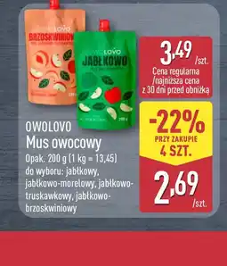 ALDI OWOLOVO Mus owocowy oferta